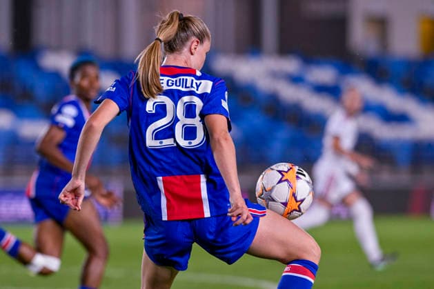September 22, 2026, Madrid, Madrid, Spain: 28 JADE LE GUILLY of Paris Saint-Germain FC during the Women s Champions League match between REAL MADRID FEMENINO and PARIS SAINT-GERMAIN FC, held on September 22, 2026, in Valdebebas, Madrid, Spain. The Women s Champions League Match REAL MADRID - PARIS SAINT-GERMAIN FC (22.09.26)  - ZUMAc312 20260922_zsp_c312_127 Copyright: xOscarxManuelxSanchezx