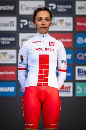 OKRUCINSKA Maria UCI Road Cycling World Championships Montreal Canada 2026 OKRUCINSKA Maria POL Poland Winner First Place Award Ceremony Medal Ceremony Podium Portrait Format vertical Event UCI Road Cycling World Championships Montreal Canada 2026 Category Cycling Road Cycling World Championships Elite Women U19 Location North America, Canada, Quebec, Montreal Start Montreal Finish Montreal Individual Time Trial (ITT) Distance 10.7 km Date September 22, 2026 (Tuesday), Day 3