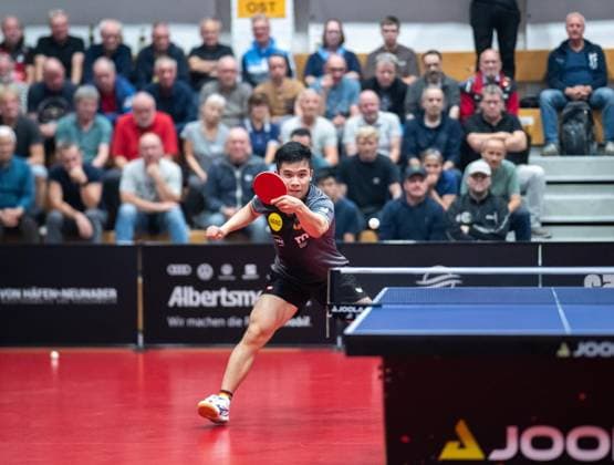 TABLE TENNIS 1ST BUNDESLIGA SEASON 2026–2027, MATCHDAY 5: MÜHLHAUSEN VS. DUESSELDORF ** FOR EDITORIAL PURPOSES ONLY ** EDITORIAL USE ONLY ** p 22 09 2026 Mühlhausen Table Tennis 1 Bundesliga Season 2026–2027 Match Day 5 LOTTO Thüringen Center Court Post SV Mühlhausen Borussia Düsseldorf in the photo: Yongyin Li Borussia Düsseldorf Germany Thuringia Mühlhausen Copyright SaschaxFromm Copyright: SaschaxFromm doc87pxf4b02tt4e9cw199 ,EDITORIAL USE ONLY Copyright: SaschaxFromm