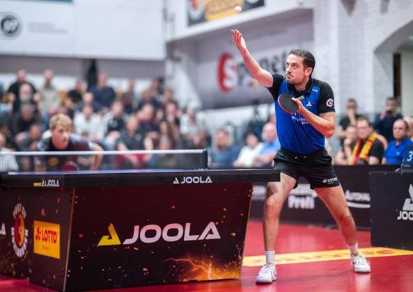 TABLE TENNIS 1ST BUNDESLIGA SEASON 2026–2027 MATCHDAY 5 MÜHLHAUSEN VS. DÜSSELDORF ** FOR EDITORIAL PURPOSES ONLY ** EDITORIAL USE ONLY ** p September 22, 2026 Mühlhausen Table Tennis 1st Bundesliga Season 2026–2027 Match Day 5 LOTTO Thüringen Center Court Post SV Mühlhausen vs. Borussia Düsseldorf In the photo: Marcos Freitas of Post SV Mühlhausen in action against Anton Källberg of Borussia Düsseldorf Germany Thuringia Mühlhausen Copyright SaschaxFromm Copyright: SaschaxFromm doc87pxd6u95a016twzitqd ,EDITORIAL USE ONLY Copyright: SaschaxFromm