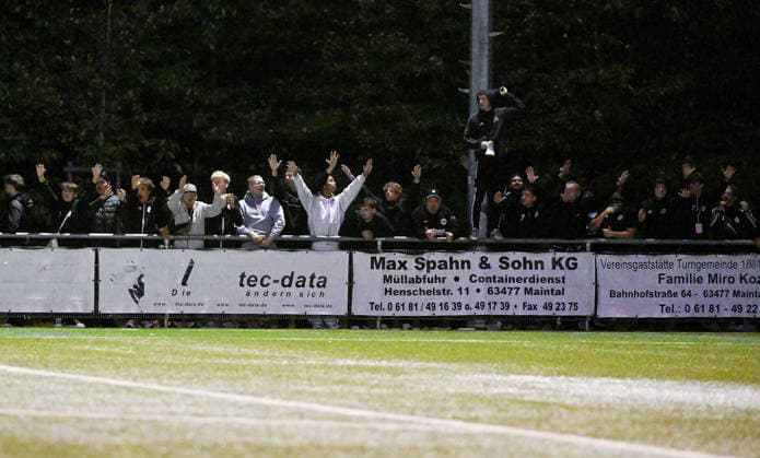 September 22, 2026, xpsx, Soccer, Hessen Cup Round of 16, Germania Doernigheim vs. TSV Steinbach Haiger, from left: Fans, Spectators, Maintal, Hessen, Germany, DEU
