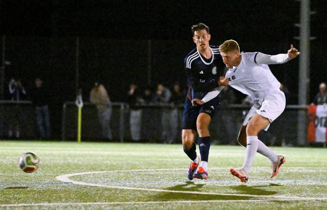 September 22, 2026, xpsx, Hessen Cup Round of 16, Germania Dörnigheim vs. TSV Steinbach Haiger; from left: Konstantin Naoki Fujiwara (Dörnigheim), Ertan Hajdaraj (Steinbach Maintal), Hessen, Germany, DEU