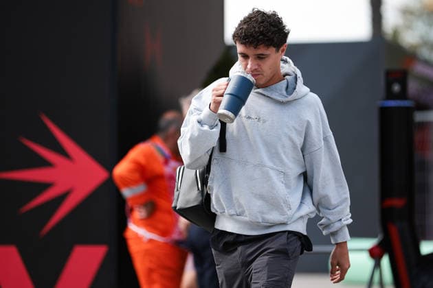 F1 - AZERBAIJAIN GRAND PRIX 2026 NORRIS Lando (gbr), McLaren F1 Team MCL40, portrait during the 2026 Formula 1 Azerbaijan Grand Prix, 15th round of the 2026 Formula One World Championship, WM, Weltmeisterschaft from September 24 to 26, 2026 on the Baku City Circuit, in Baku, Azerbaijan - BakuAzerbaijan  Copyright: xEricxAlonsox