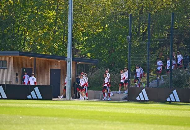 September 23, 2026, DFB German National Soccer Team, training camp in Herzogenaurach, at the ADIDAS headquarters, ahead of the UEFA Nations League matches; the players arrive for training