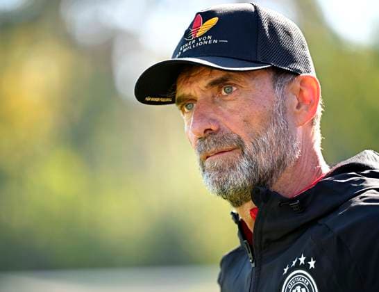 September 23, 2026, German National Soccer Team (DFB), training camp in Herzogenaurach, at the ADIDAS headquarters, ahead of the UEFA Nations League matches, Head Coach Jürgen Klopp, Germany