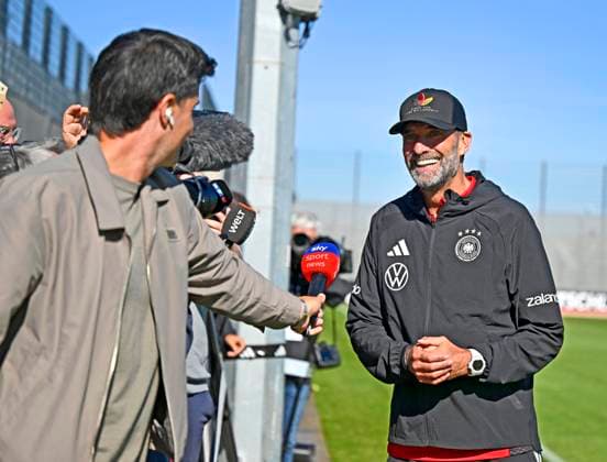 September 23, 2026, German National Soccer Team (DFB), training camp in Herzogenaurach, at the ADIDAS headquarters, ahead of the UEFA Nations League matches, Coach Jürgen Klopp of Germany in an interview