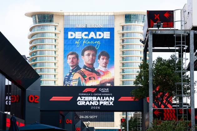 NORRIS Lando gbr, McLaren F1 Team MCL40, portrait F1 GP 15 Baku 2026 F1 GP 15 Baku 2026 F1 GP 15 Baku 2026 Azerbaijan