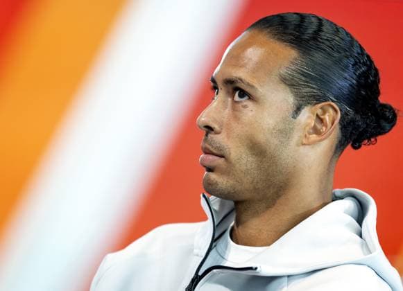 ZEIST - Virgil van Dijk during a press conference, PK, Pressekonferenz at the KNVB Campus in preparation for the Nations League match against Germany. KOEN VAN WEEL ANP xVIxANPxSportx xxANPxIVx 569760812 originalFilename: 569760812.jpg