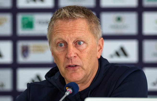 Republic of Ireland press conference, PK, Pressekonferenz Fadil Vokrri Stadium, Pristina, Kosovo 23 9 2026 Head Coach Heimir Hallgrimsson Heimir Hallgrimsson 23 9 2026  Copyright: xx RB2_8328