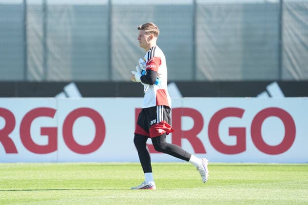 Goalie Finn Dahmen, Germany Herzo Base September 23, 2026 German National Team Nations League Final Training Session Home Ground, HerzoBase, World of Adidas, Herzogenaurach