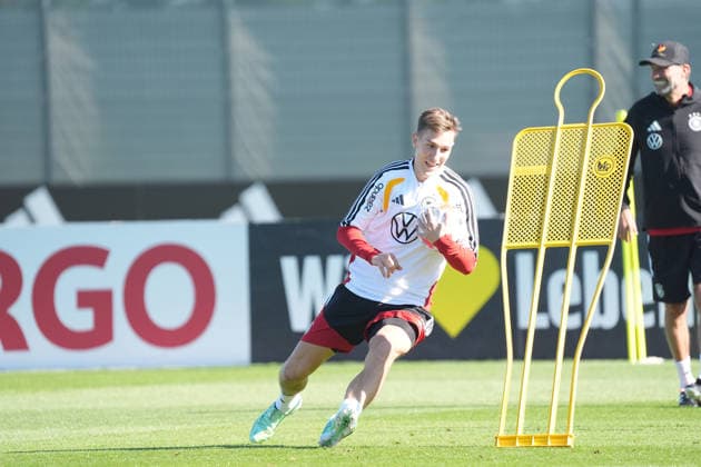 Nico Schlotterbeck Germany HerzoBase September 23, 2026 German National Team Nations League Final Training Session Home Ground, HerzoBase, World of Adidas, Herzogenaurach