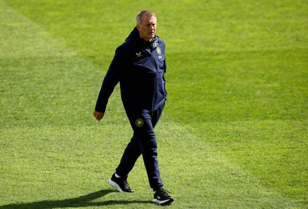 Republic of Ireland Squad Training, Fadil Vokrri Stadium, Pristina, Kosovo 23 9 2026 Head Coach Heimir Hallgrimsson Heimir Hallgrimsson 23 9 2026  Copyright: xx RB2_0267