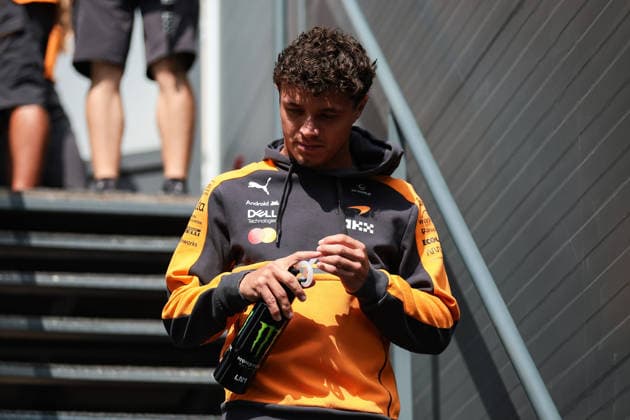 F1 - AZERBAIJAIN GRAND PRIX 2026 NORRIS Lando (gbr), McLaren F1 Team MCL40, portrait during the 2026 Formula 1 Azerbaijan Grand Prix, 15th round of the 2026 Formula One World Championship, WM, Weltmeisterschaft from September 24 to 26, 2026 on the Baku City Circuit, in Baku, Azerbaijan - BakuAzerbaijan  Copyright: xEricxAlonsox