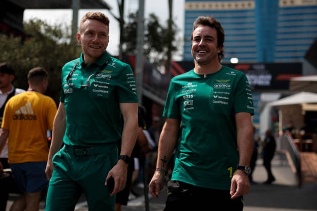 F1 - AZERBAIJAIN GRAND PRIX 2026 ALONSO Fernando (spa), Aston Martin F1 Team Honda AMR26, portrait during the 2026 Formula 1 Azerbaijan Grand Prix, 15th round of the 2026 Formula One World Championship, WM, Weltmeisterschaft from September 24 to 26, 2026 on the Baku City Circuit, in Baku, Azerbaijan - BakuAzerbaijan  Copyright: xEricxAlonsox