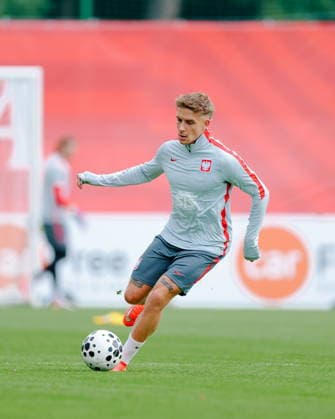 23.09.2026 WARSZAWA - WAWER, BOISKO KS ZWAR MIEDZYLESIE PILKA NOZNA (FOOTBALL) ZGRUPOWANIE REPREZENTACJI POLSKI TRENING REPREZENTACJI POLSKI NZ MICHAL SKORAS FOTO LUKASZ GROCHALA CYFRASPORT NEWSPIX.PL --- newspix.pl LN LIGA NARODOW UEFA PILKA NOZNA SEZON 2026 2027 --- FOOTBALL UEFA NATIONS LEAGUE SEASON 2026 2027 