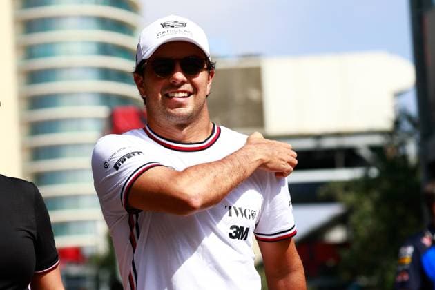 PEREZ Sergio (Mexico), Cadillac F1 Team MAC 26, portrait F1 GP 15 Baku 2026 F1 GP 15 Baku 2026 NORRIS Lando (GBR), McLaren F1 Team MCL40, portrait F1 GP 15 Baku 2026 Azerbaijan