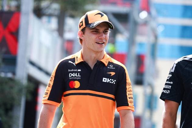 PIASTRI Oscar from , McLaren F1 Team MCL40, portrait F1 GP 15 Baku 2026 F1 GP 15 Baku 2026 NORRIS Lando GBR , McLaren F1 Team MCL40, portrait, F1 GP 15 Baku 2026, Azerbaijan
