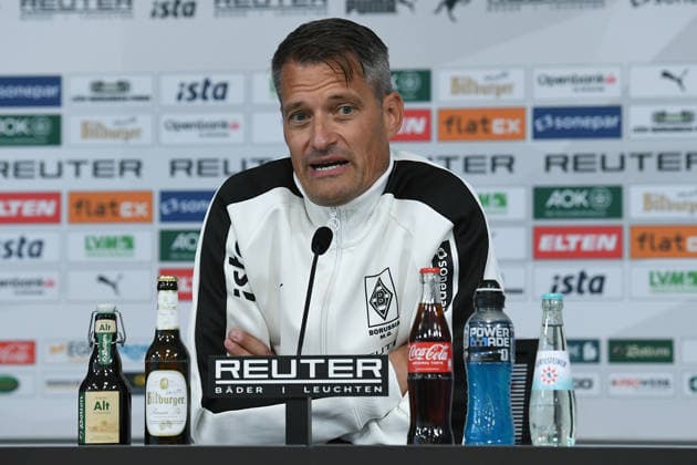 Introduction of Alexander Blessin as the new head coach of Borussia Mönchengladbach on September 23, 2026, at ista Borussia Park in Mönchengladbach Alexander Blessin Coach Head Coach Mönchengladbach xRx