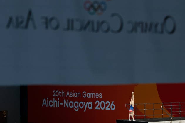 (260923) -- TOKYO, Sept. 23, 2026 -- Chen Yuxi of China attends a training session ahead of the upcoming diving event of the 20th Asian Games Aichi-Nagoya 2026 in Tokyo, Japan, Sept. 23, 2026. ) (SP)JAPAN-TOKYO-ASIAN GAMES-DIVING-TRAINING WuxZhizun 
