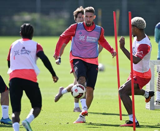 September 23, 2026, xophax, Soccer, Bundesliga 1, Bayer 04 Leverkusen Training During the International Break Robert Andrich Bayer 04 Leverkusen