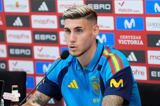 September 23, 2026, Las Rozas, Madrid, Spain: Roberto Fernandez attends his press conference, PK, Pressekonferenz ahead of the UEFA Nations League 2026 27 matches against Croatia, England and Czech Republic on September 23, 2026, in Las Rozas, Madrid, Spain. Las Rozas Spain - ZUMAa181 20260923_zaa_a181_002 Copyright: xDennisxAgyemanx