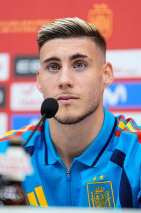 September 23, 2026, Las Rozas, Madrid, Spain: Roberto Fernandez attends his press conference, PK, Pressekonferenz ahead of the UEFA Nations League 2026 27 matches against Croatia, England and Czech Republic on September 23, 2026, in Las Rozas, Madrid, Spain. Las Rozas Spain - ZUMAa181 20260923_zaa_a181_017 Copyright: xDennisxAgyemanx