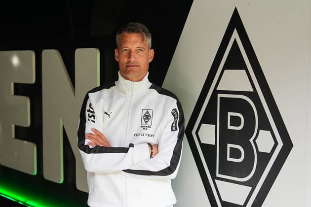 September 23, 2026, xydrx, soccer, Borussia Mönchengladbach press conference, official coaching staff presentation at ista Borussia Park, 2026–2027 season, Alexander Blessin, head coach of Borussia Mönchengladbach. DFB regulations prohibit any use of photographs as image sequences and or quasi-video. Copyright: HMBxMedia YannisxDreimann