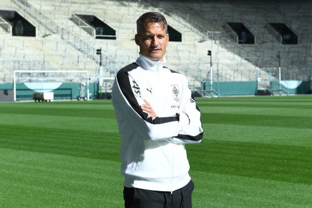Introduction of Alexander Blessin as the new head coach of Borussia Mönchengladbach on September 23, 2026, at ista Borussia Park in Mönchengladbach Alexander Blessin Coach Head Coach Mönchengladbach xRx