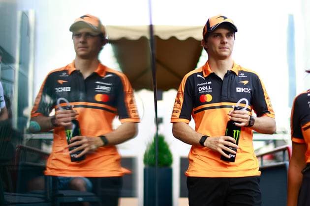 RUSSELL, George gbr, Mercedes AMG F1 Team W17, portrait, F1 GP 15, Baku 2026