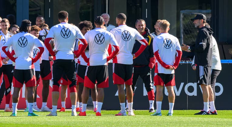 September 23, 2026 Soccer DFB German Soccer Federation National Team Germany Training xwoxzix Jürgen Klopp, Germany s national team coach, addresses the team