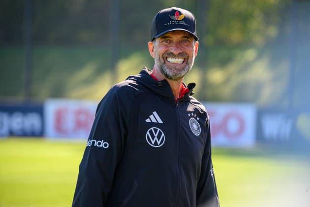 September 23, 2026 Soccer DFB German Soccer Federation National Team Germany Training xwoxzix Jürgen Klopp Germany National Team Coach happy