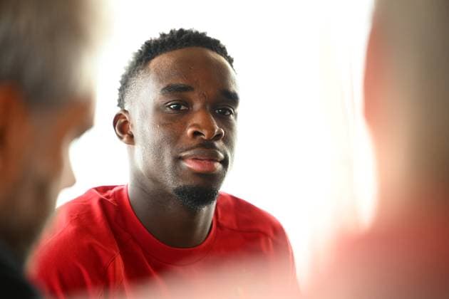 Italy v Belgium - UEFA Nations League 2026 Media Activities 23 09 2026 TUBIZE, BELGIUM - SEPTEMBER 23 : Keita Mandela midfielder of Belgium speaking with the media during a pre-match press conference, PK, Pressekonferenz ahead of the UEFA Nations League tournament league phase matchday 1 group A1 match between Italy and Belgium on September 23, 2026 in Tubize, Belgium, 23 09 2026 Tubize Belgium  Copyright: xVincentxKalutx
