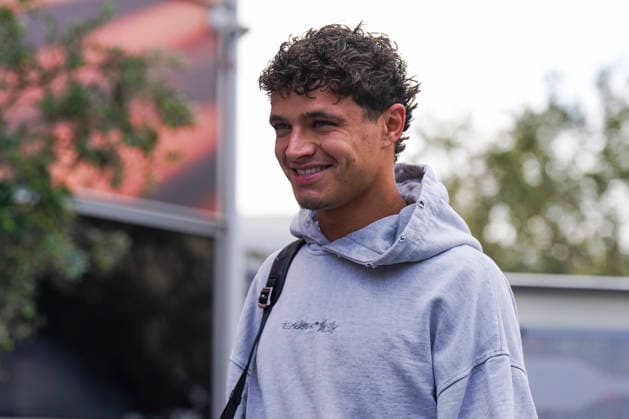 FORMULA 1 AZERBAIJAN GRAND PRIX 2026 Lando Norris (GBR) 1 McLaren arriving during the Formula 1 Qatar Airways Azerbaijan Grand Prix 2026, Round 15 of the 2026 Formula 1 World Championship, WM, Weltmeisterschaft from 24th - 26th September 2026 at the Baku City Circuit, Baku, Azerbaijan. Credit: Robbie Hoad Every Second Media Editorial use only. All images are copyright Every Second Media Limited. No images may be reproduced without prior permission. Copyright: xIMAGO EveryxSecondxMediax ESM-2183-0029 RobbiexHoadx xEveryxSecondxMediax