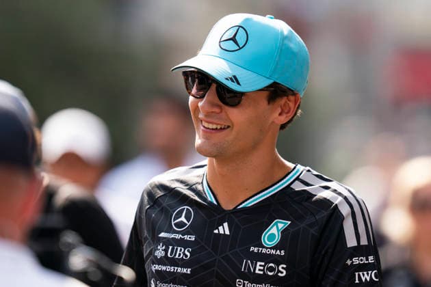 FORMULA 1 AZERBAIJAN GRAND PRIX 2026 George Russell (GBR) 63 Mercedes in the paddock during the Formula 1 Qatar Airways Azerbaijan Grand Prix 2026, Round 15 of the 2026 Formula 1 World Championship, WM, Weltmeisterschaft from 24th - 26th September 2026 at the Baku City Circuit, Baku, Azerbaijan. Credit: Robbie Hoad Every Second Media Editorial use only. All images are copyright Every Second Media Limited. No images may be reproduced without prior permission. Copyright: xIMAGO EveryxSecondxMediax ESM-2183-0073 RobbiexHoadx xEveryxSecondxMediax