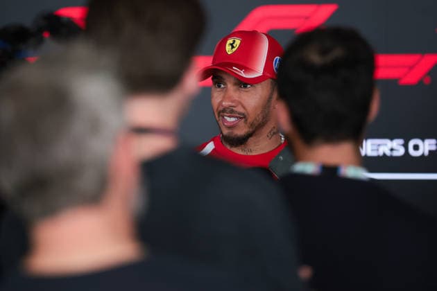 F1 - AZERBAIJAIN GRAND PRIX 2026 HAMILTON Lewis (gbr), Scuderia Ferrari SF-26, portrait during the 2026 Formula 1 Azerbaijan Grand Prix, 15th round of the 2026 Formula One World Championship, WM, Weltmeisterschaft from September 24 to 26, 2026 on the Baku City Circuit, in Baku, Azerbaijan - BakuAzerbaijan  Copyright: xEricxAlonsox