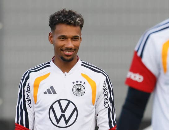 Pictured: Bambase Conte, September 22, 2026—German national team media training session with Jürgen Klopp, Germany, Herzogenaurach, Media Center. DFL REGULATIONS PROHIBIT ANY USE OF PHOTOGRAPHS AS IMAGE SEQUENCES AND OR QUASI-VIDEO Copyright: HMBxMedia xJulienxBecker