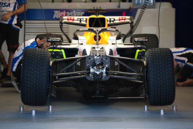F1 - AZERBAIJAIN GRAND PRIX 2026 Visa Cash App RB F1 Team VCARB03, mechanical detail during the 2026 Formula 1 Azerbaijan Grand Prix, 15th round of the 2026 Formula One World Championship, WM, Weltmeisterschaft from September 24 to 26, 2026 on the Baku City Circuit, in Baku, Azerbaijan - BakuAzerbaijan  Copyright: xEricxAlonsox