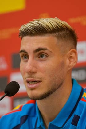 ESP press conference: Roberto Fernandez, a member of the Spanish national soccer team, attends his press conference ahead of the 2026–27 UEFA Nations League matches against Croatia, England, and the Czech Republic on September 23, 2026, in Las Rozas, Madrid, Spain Copyright: xAgenciaxLOFx