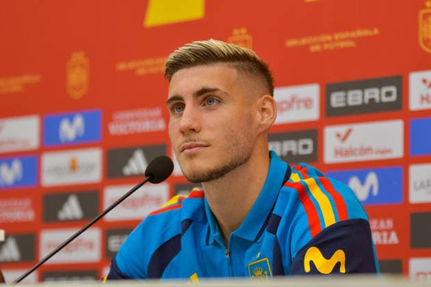 ESP press conference: Roberto Fernandez, a member of the Spanish national soccer team, attends his press conference ahead of the 2026–27 UEFA Nations League matches against Croatia, England, and the Czech Republic on September 23, 2026, in Las Rozas, Madrid, Spain Copyright: xAgenciaxLOFx