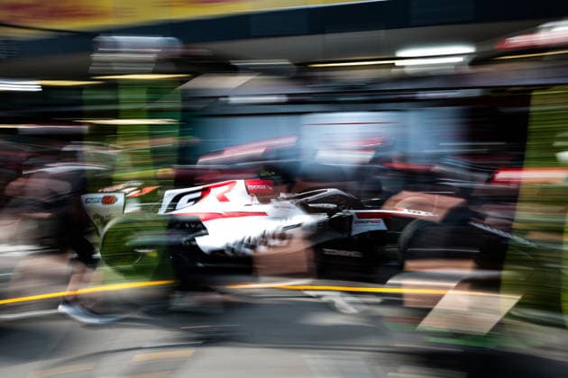 F1 - AZERBAIJAIN GRAND PRIX 2026 Haas F1 Team pit stop practice during the 2026 Formula 1 Azerbaijan Grand Prix, 15th round of the 2026 Formula One World Championship, WM, Weltmeisterschaft from September 24 to 26, 2026 on the Baku City Circuit, in Baku, Azerbaijan - BakuAzerbaijan  Copyright: xEricxAlonsox