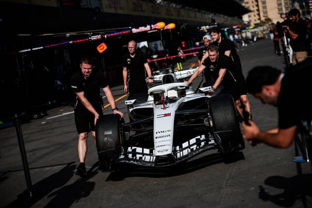 F1 - AZERBAIJAIN GRAND PRIX 2026 Cadillac F1 Team MAC-26, Mechanical detail during the 2026 Formula 1 Azerbaijan Grand Prix, 15th round of the 2026 Formula One World Championship, WM, Weltmeisterschaft from September 24 to 26, 2026 on the Baku City Circuit, in Baku, Azerbaijan - BakuAzerbaijan  Copyright: xEricxAlonsox