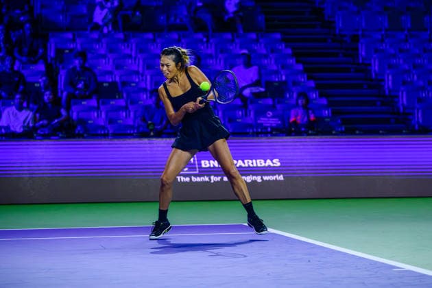 RECORD DATE NOT STATED 23rd September 2026; Kallang Tennis Hub, Singapore; WTA, Tennis Damen Tennis, Singapore Open Day 3; Su-Wei Hsieh, Taiwan DavidxAsh