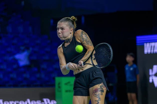 RECORD DATE NOT STATED 23rd September 2026; Kallang Tennis Hub, Singapore; WTA, Tennis Damen Tennis, Singapore Open Day 3; Oleksandra Oliynykova, Ukraine DavidxAsh