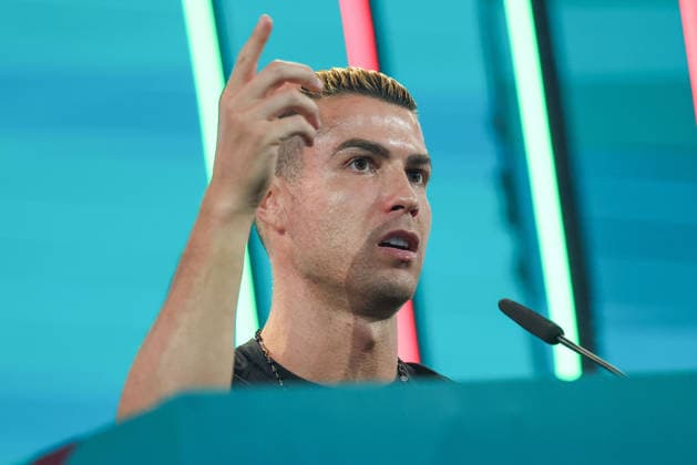 Lisbon, Portugal, September 23: Cristiano Ronaldo of Portugal during the press conference ahead of the UEFA Nations League 2026-27 Group Stage Matchday 1 match between Portugal and Wales at Estadio José Alvalade in Lisbon, Portugal Copyright: HMBxMedia JoaquimxFerreira