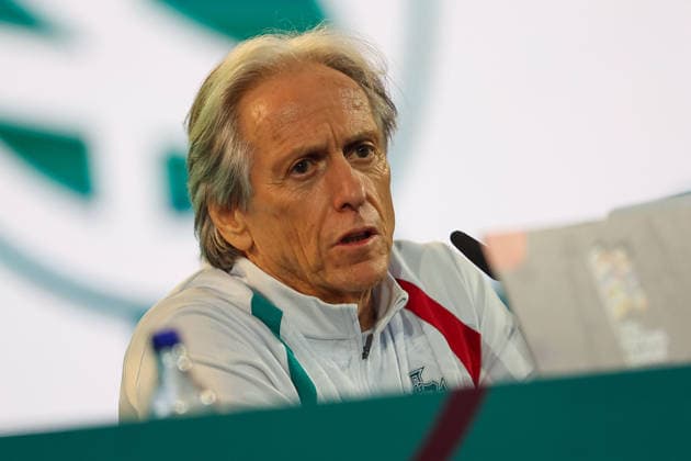 Lisbon, Portugal, September 23: Portugal s head coach, Jorge Jesus, during the press conference ahead of the UEFA Nations League 2026–27 League Phase Matchday 1 match between Portugal and Wales at Estádio José Alvalade in Lisbon, Portugal Copyright: HMBxMedia JoaquimxFerreira