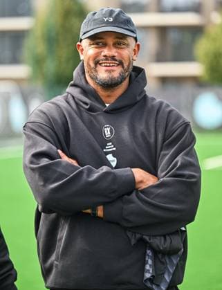Vincent Kompany visits the BX Brussels soccer club, to announce a collaboration with Foodmaker on Wednesday 23 September 2026 in Brussels. EMILExWINDAL  x187585860x