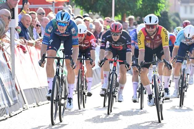 Omloop van het Houtland 2026 Cycling Race LICHTERVELDE, BELGIUM - SEPTEMBER 23 : Merlier Tim (BEL) of Soudal Quick-Step wins the sprint during the 80th edition of Omloop van het Houtland an UCI Class 1.1 one day cycling road race for Men Elite of 190 km with start in Zedelgem and finish in Lichtervelde on September 23, 2026 in Lichtervelde, Belgium, 23 09 2026 Lichtervelde Belgium  Copyright: xJanxDexMeuleneirx