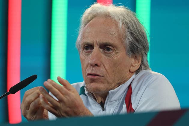 Lisbon, Portugal, September 23: Portugal s head coach, Jorge Jesus, during the press conference ahead of the UEFA Nations League 2026–27 League Phase Matchday 1 match between Portugal and Wales at Estádio José Alvalade in Lisbon, Portugal Copyright: HMBxMedia JoaquimxFerreira