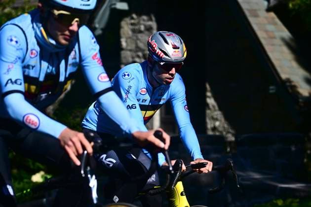 UCI 2026 Road World Championship, WM, Weltmeisterschaft Montreal 23 09 2026 MONTREAL, CANADA - SEPTEMBER 23 : Van Aert Wout (BEL) pictured during the reconnaissance of the UCI Road World Championships circuit in Montreal on September 23, 2026 in Montreal, Canada, 23 09 2026 Montreal Canada  Copyright: xPeterxDexVoechtx