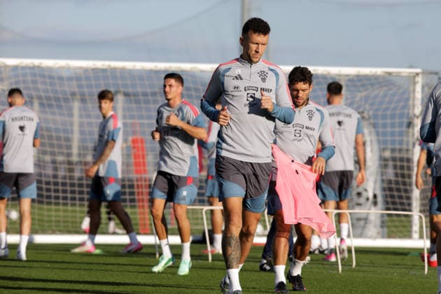 Croatia National Football Team: Press and Training Session Ivan Perisic of Croatia during traingin session of Croatia national football team at HNK Rijeka stadium on September 23, 2026 in Rijeka, Croatia.  GoranxKovacic PIXSELL